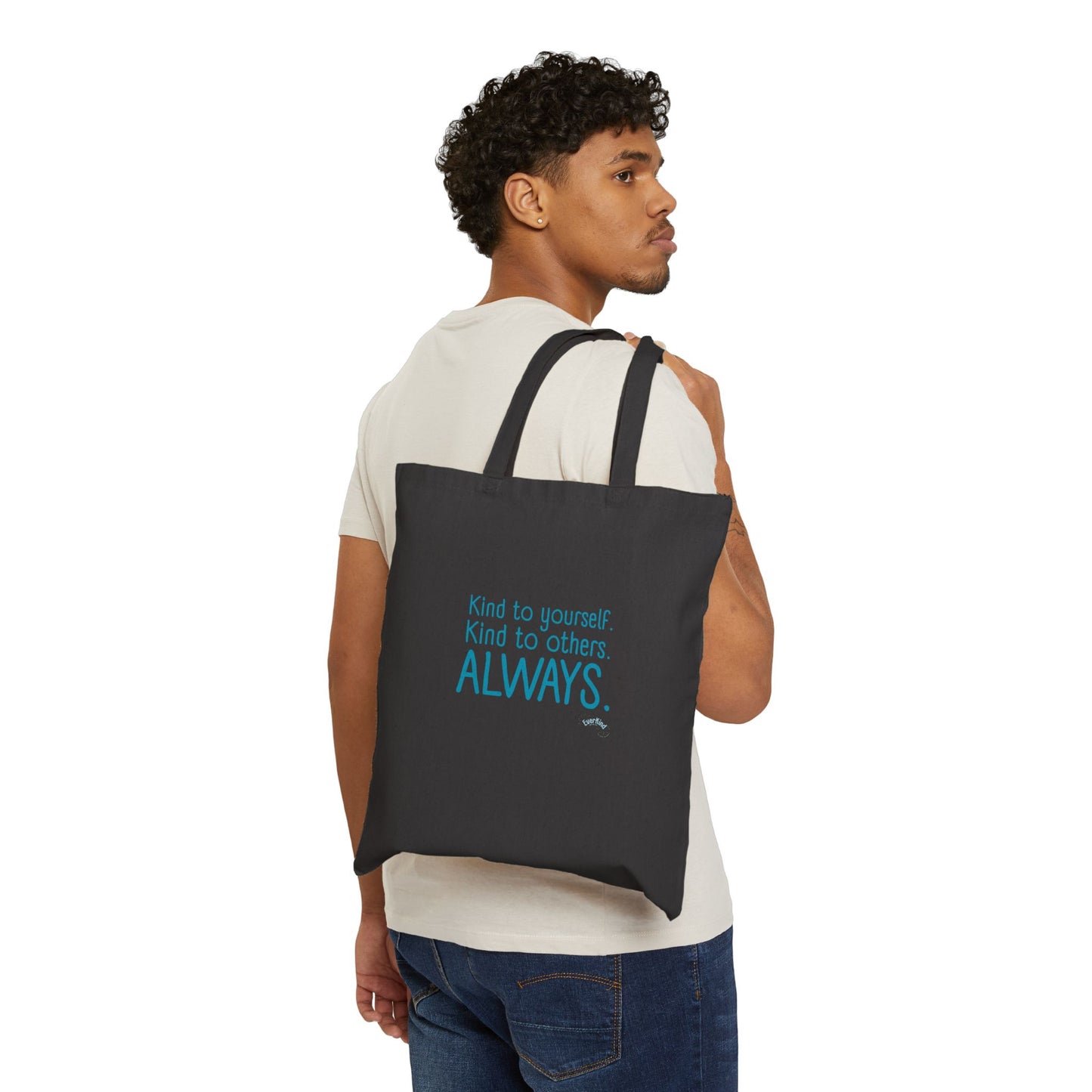 Always Kind Cotton Canvas Tote Bag | Eco-Friendly Reusable Grocery Bag