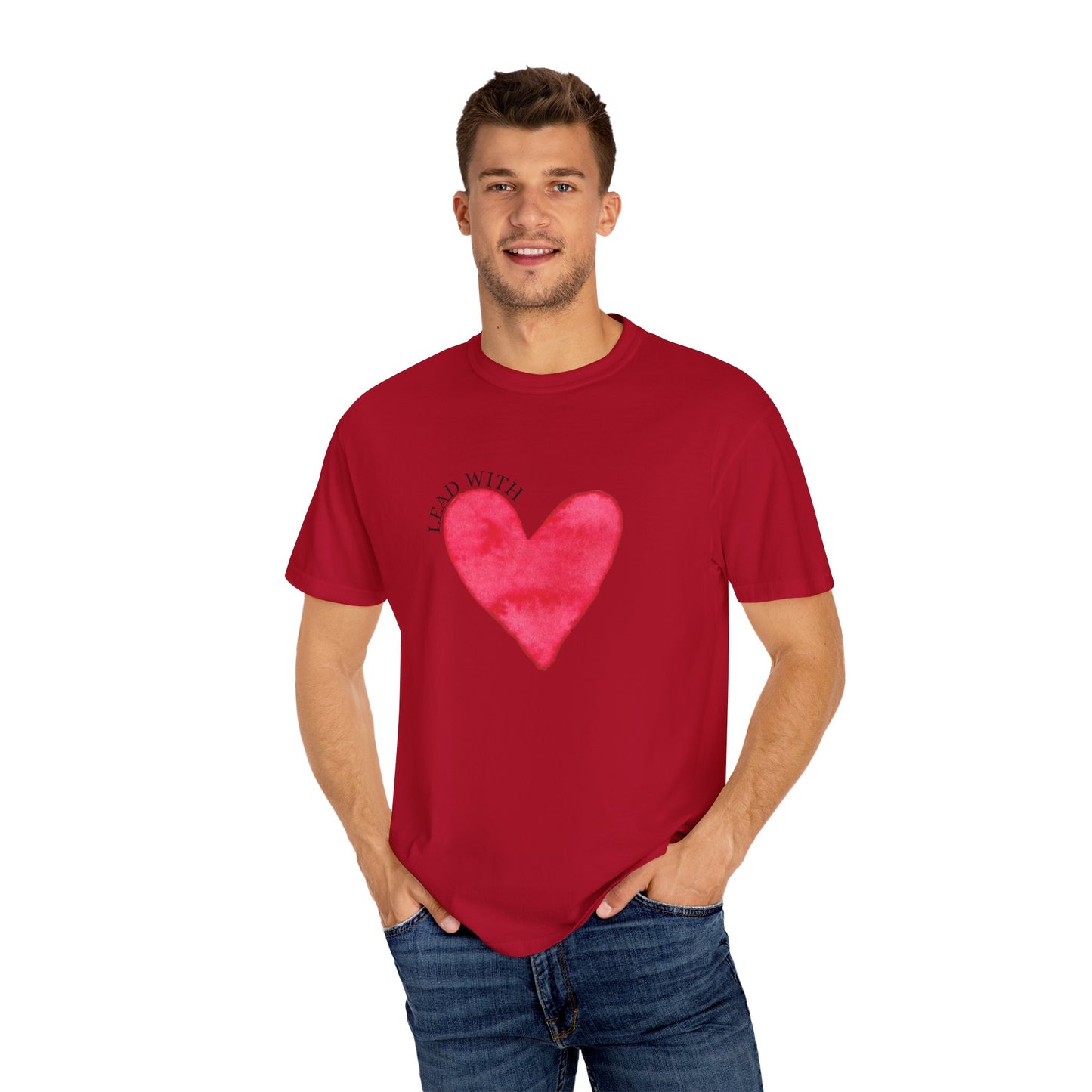 Lead With Love Unisex T-shirt for Educators and Other Leaders