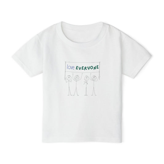 "Love everyone" Cotton Toddler T-shirt