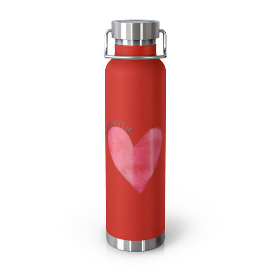 Lead with Love with this Copper Vacuum Insulated Water Bottle - 22oz