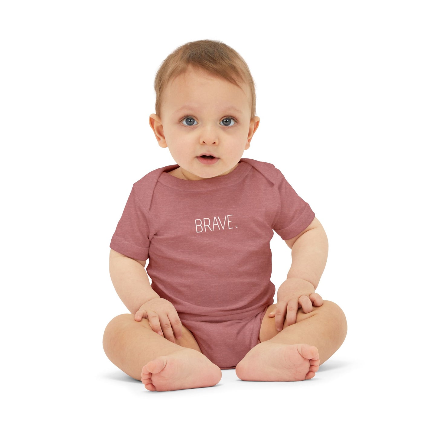 BRAVE. Infant Onesie – Minimalist Baby Bodysuit Newborn Gift