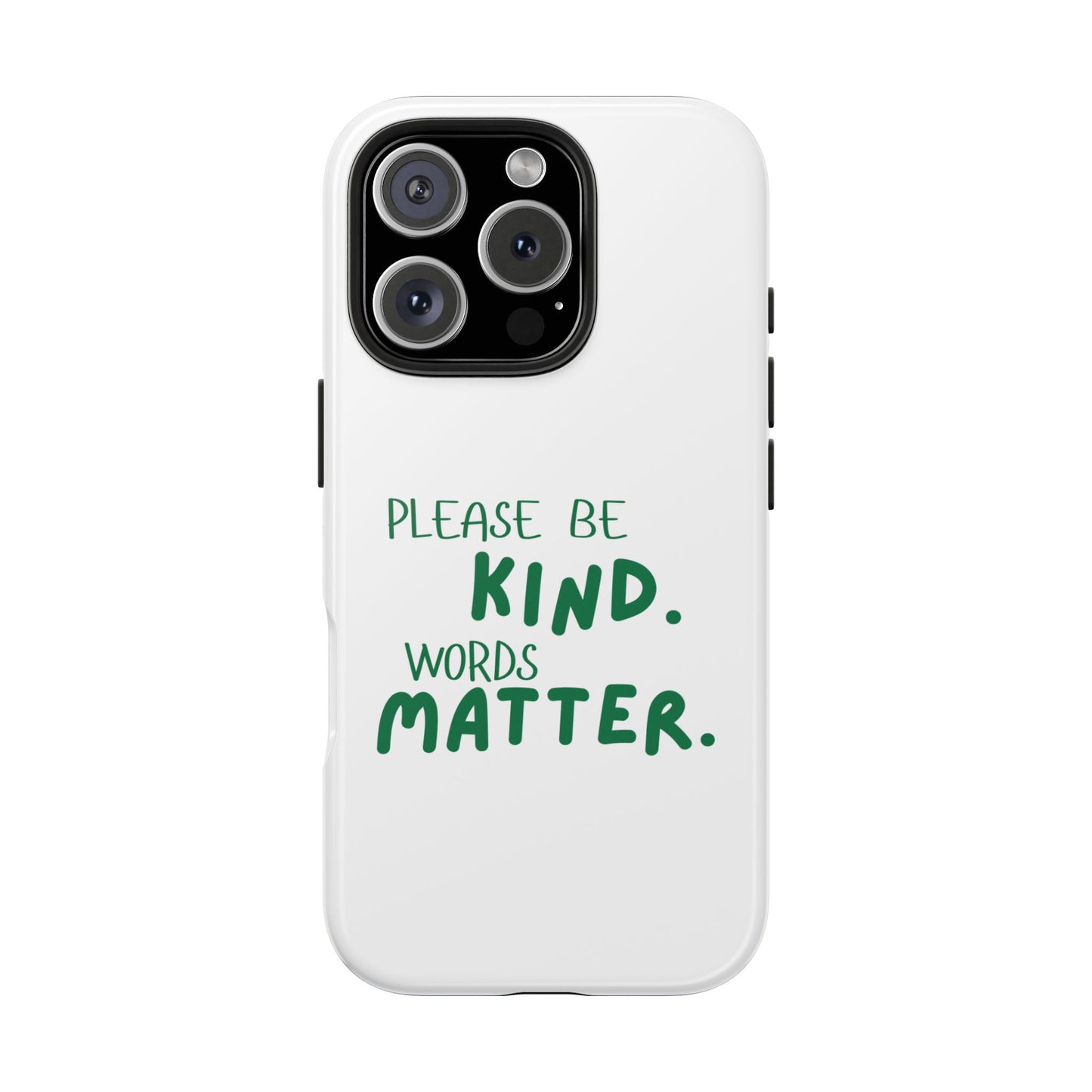 Kindness Matters Phone Case - Tough Phone Cases for Supportive Souls, Gift for Friends, Motivational, Kindness Message, Teacher Gift, [...]