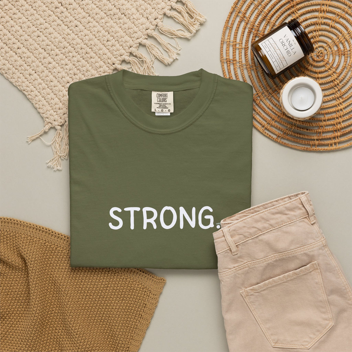 "STRONG." Garment-Dyed T-Shirt | Comfort Colors®