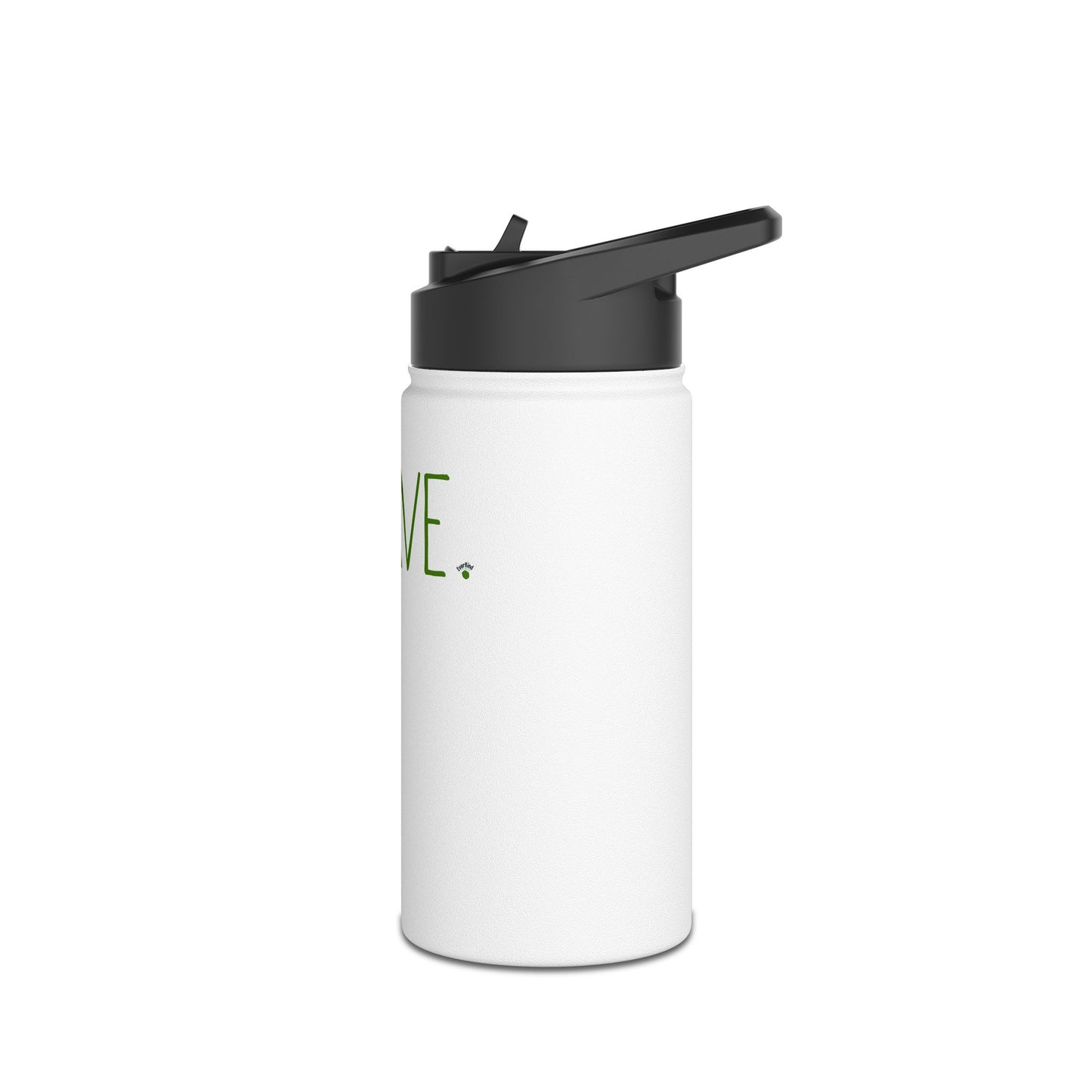 "BRAVE." Stainless Steel Water Bottle — Inspirational Insulated Bottle, Eco Friendly