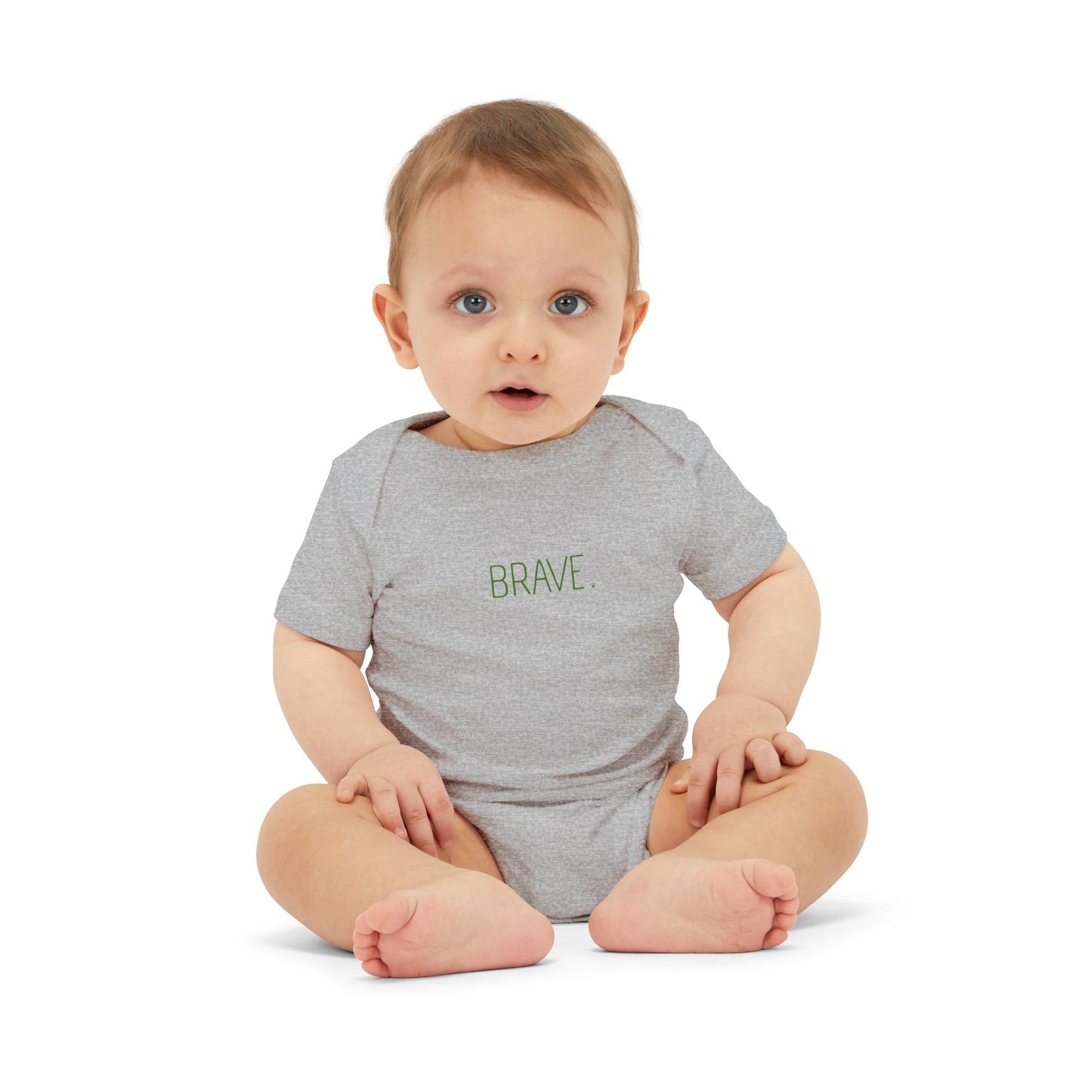 BRAVE. Infant Onesie – Minimalist Baby Bodysuit Newborn Gift