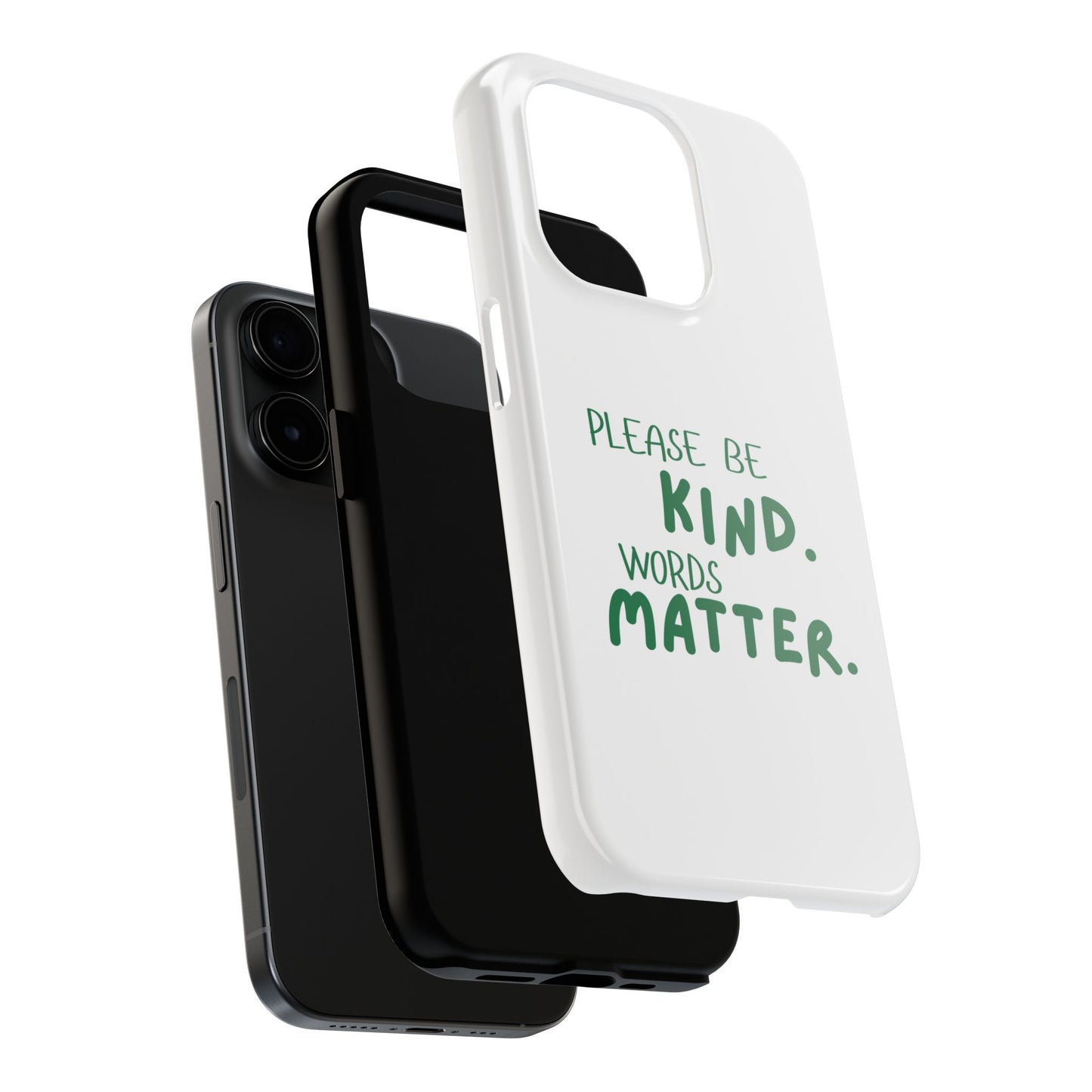 Kindness Matters Phone Case - Tough Phone Cases for Supportive Souls, Gift for Friends, Motivational, Kindness Message, Teacher Gift, [...]