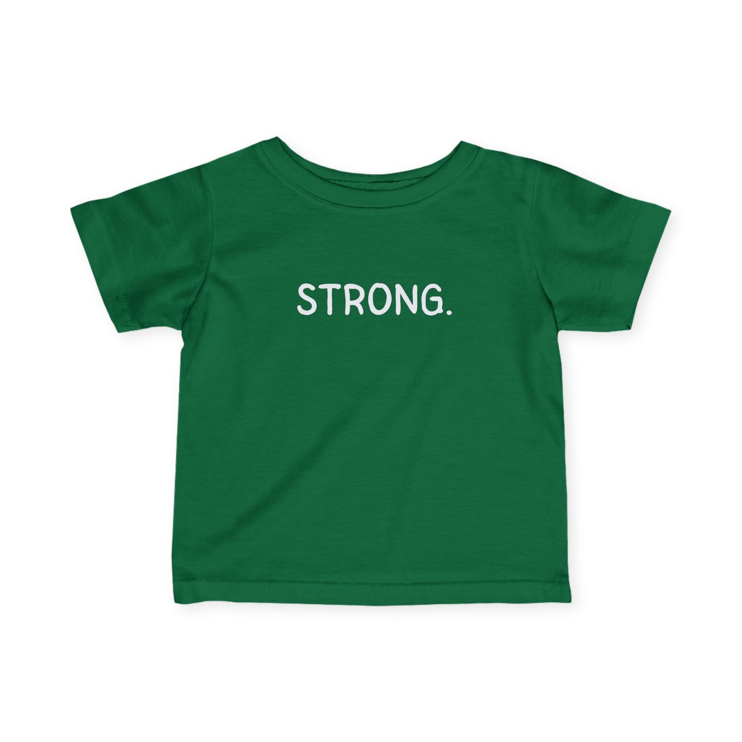 "STRONG." Baby Shirt | Minimalist Empowerment Baby Gift