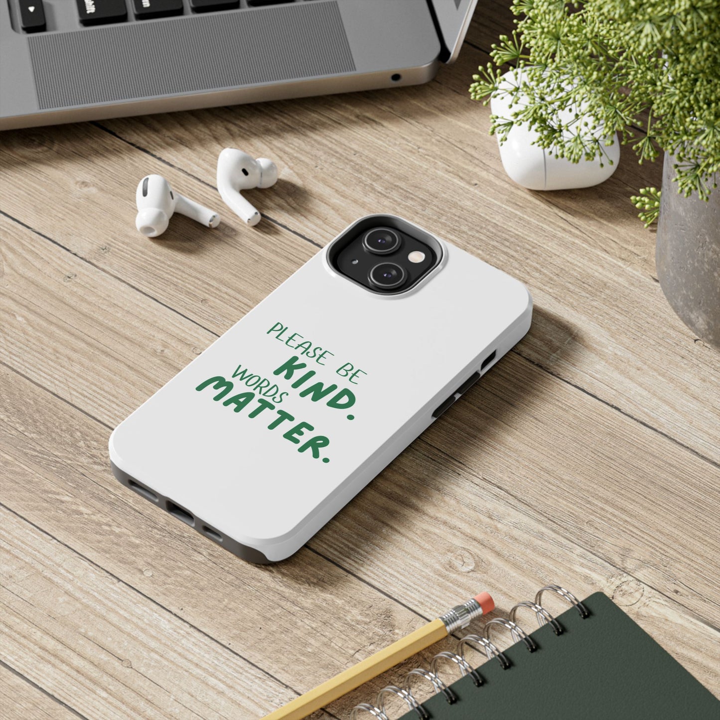Kindness Matters Phone Case - Tough Phone Cases for Supportive Souls, Gift for Friends, Motivational, Kindness Message, Teacher Gift, [...]