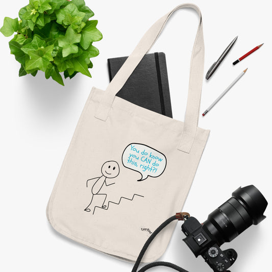 “You CAN Do This” Organic Canvas Tote | Eco-Friendly Everyday Bag