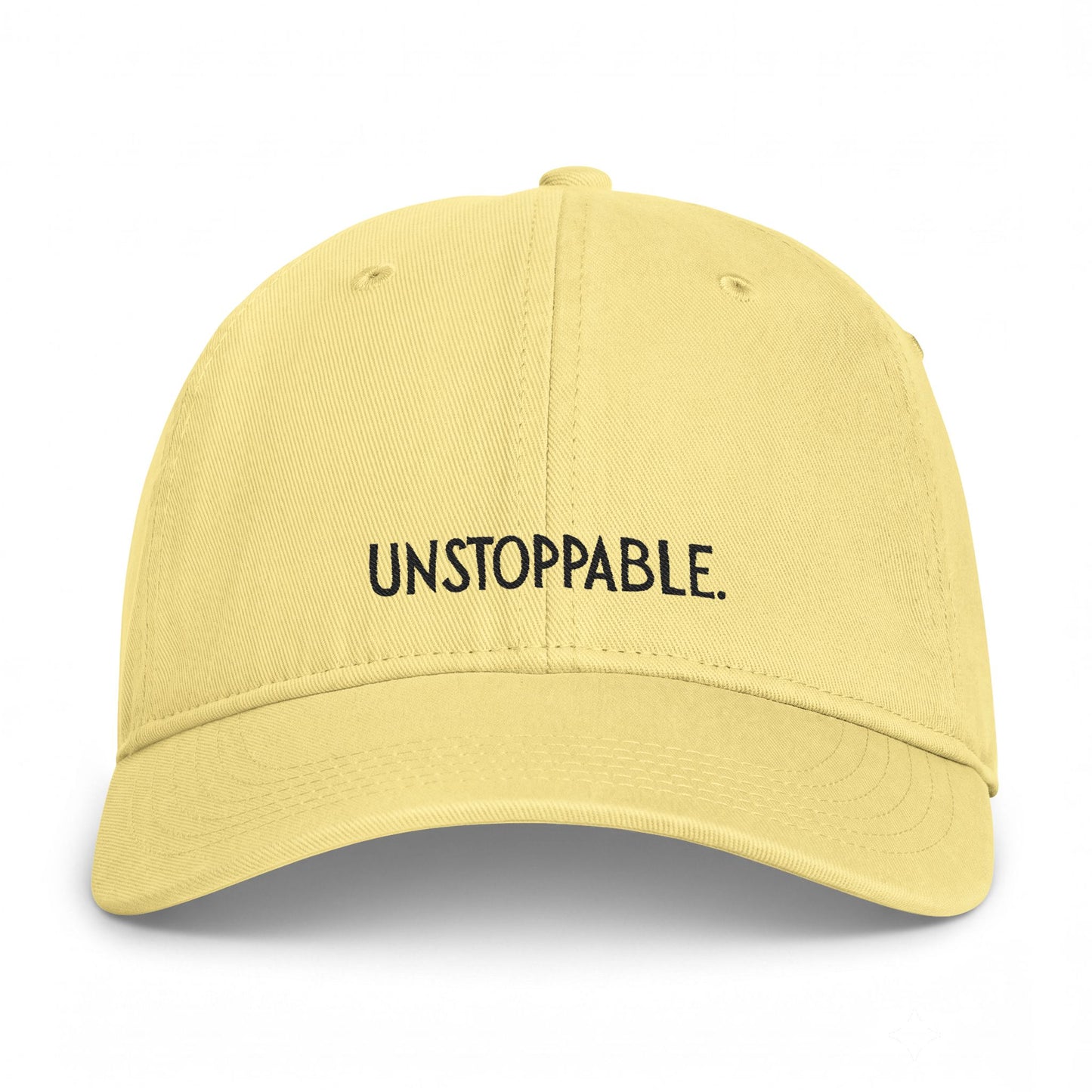 Unstoppable Embroidered Cap — Washed Coastal Baseball Hat