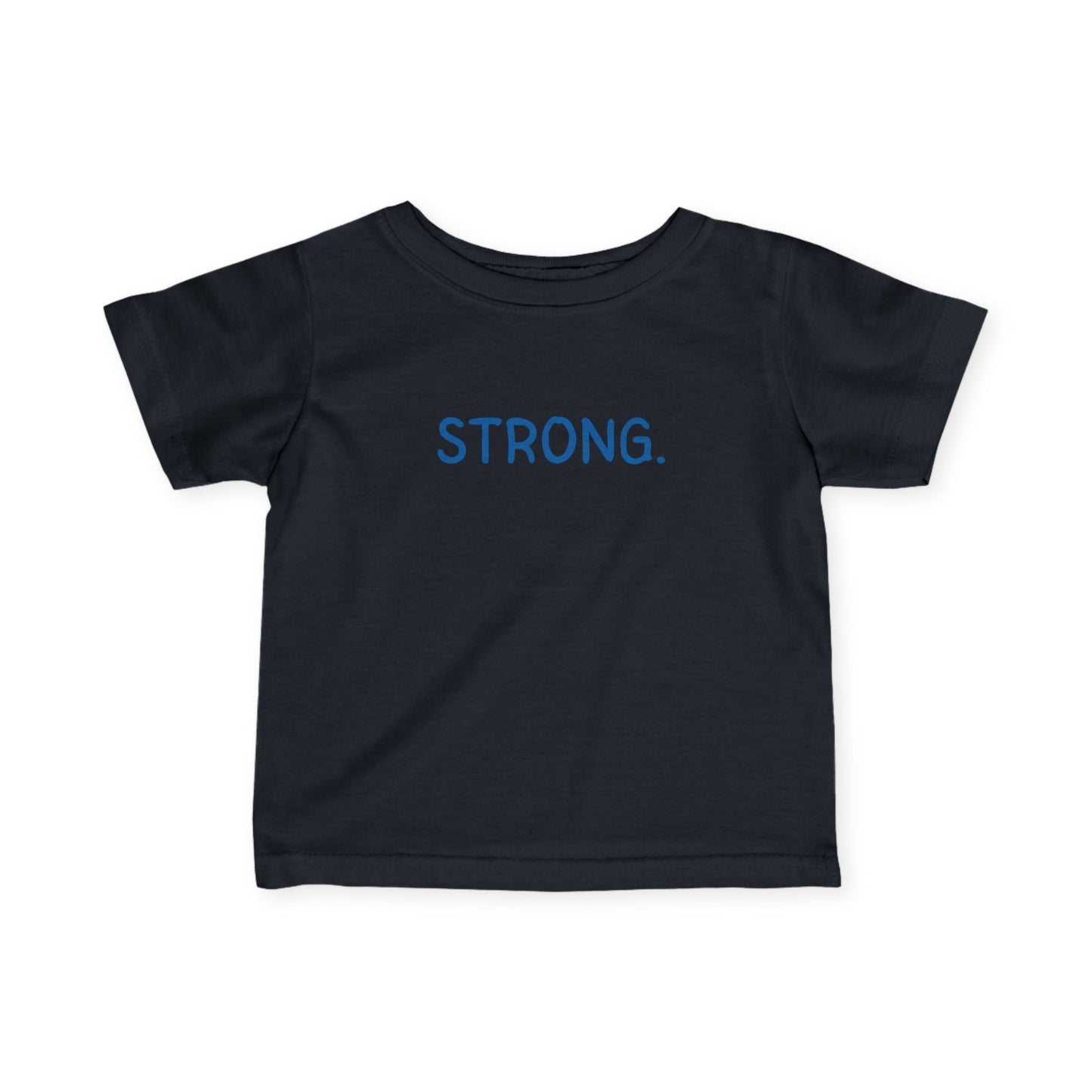"STRONG." Baby Shirt | Minimalist Empowerment Baby Gift