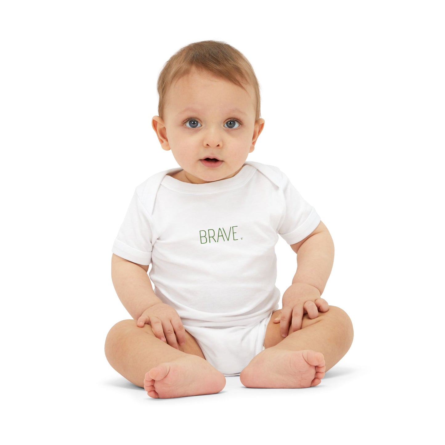 BRAVE. Infant Onesie – Minimalist Baby Bodysuit Newborn Gift