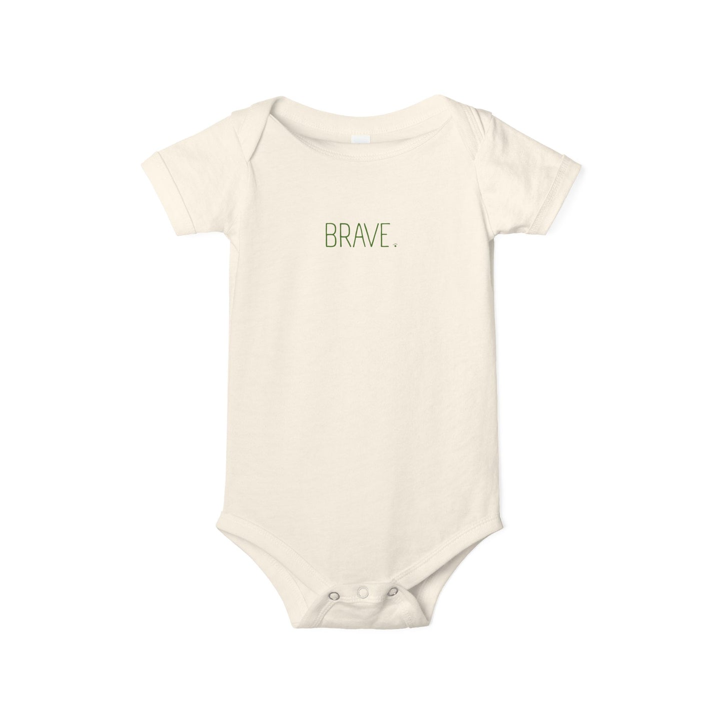BRAVE. Infant Onesie – Minimalist Baby Bodysuit Newborn Gift