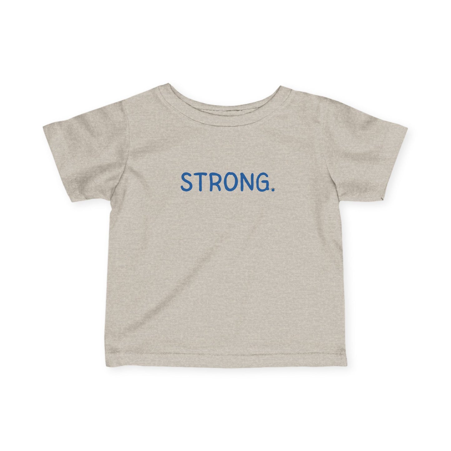 "STRONG." Baby Shirt | Minimalist Empowerment Baby Gift