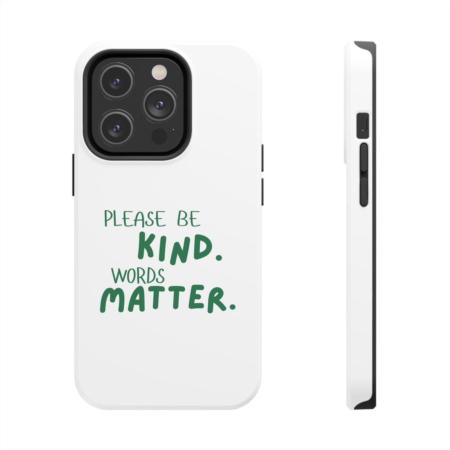 Kindness Matters Phone Case - Tough Phone Cases for Supportive Souls, Gift for Friends, Motivational, Kindness Message, Teacher Gift, [...]