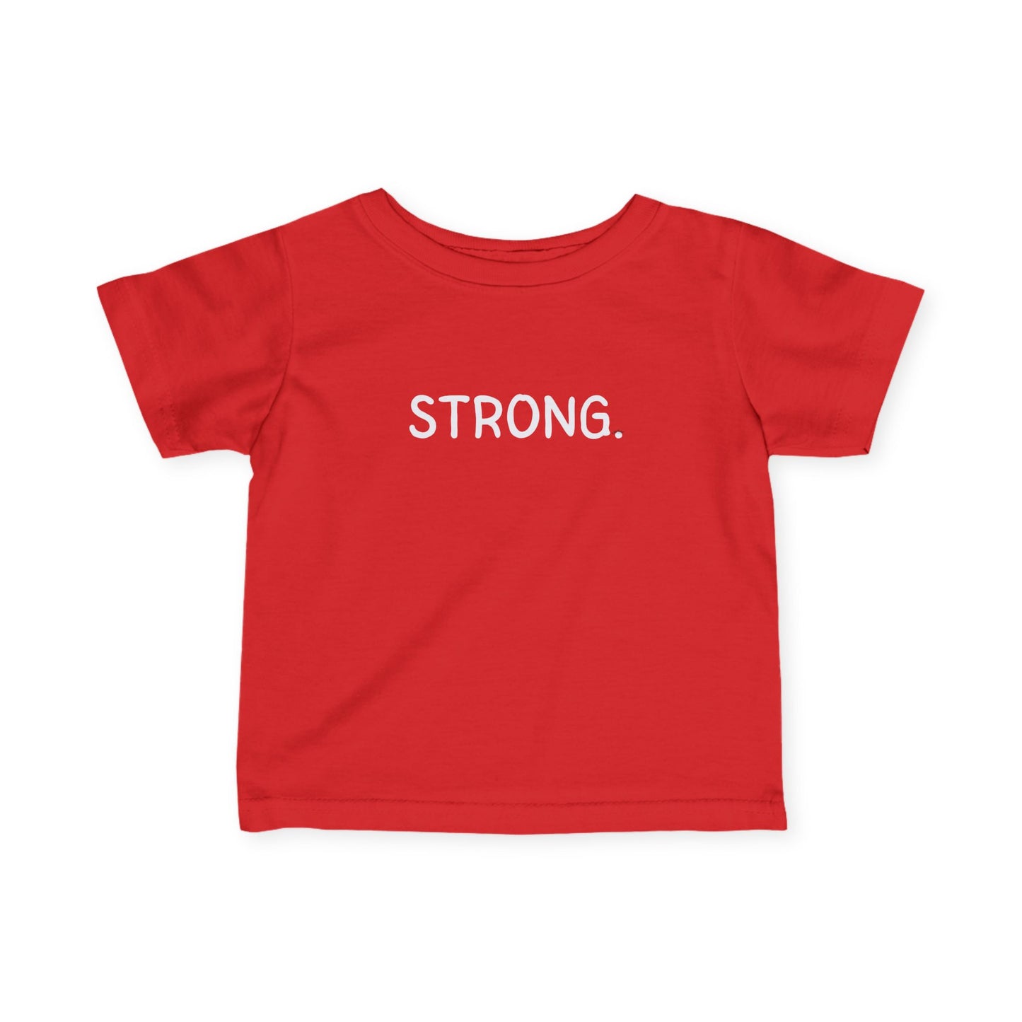 "STRONG." Baby Shirt | Minimalist Empowerment Baby Gift
