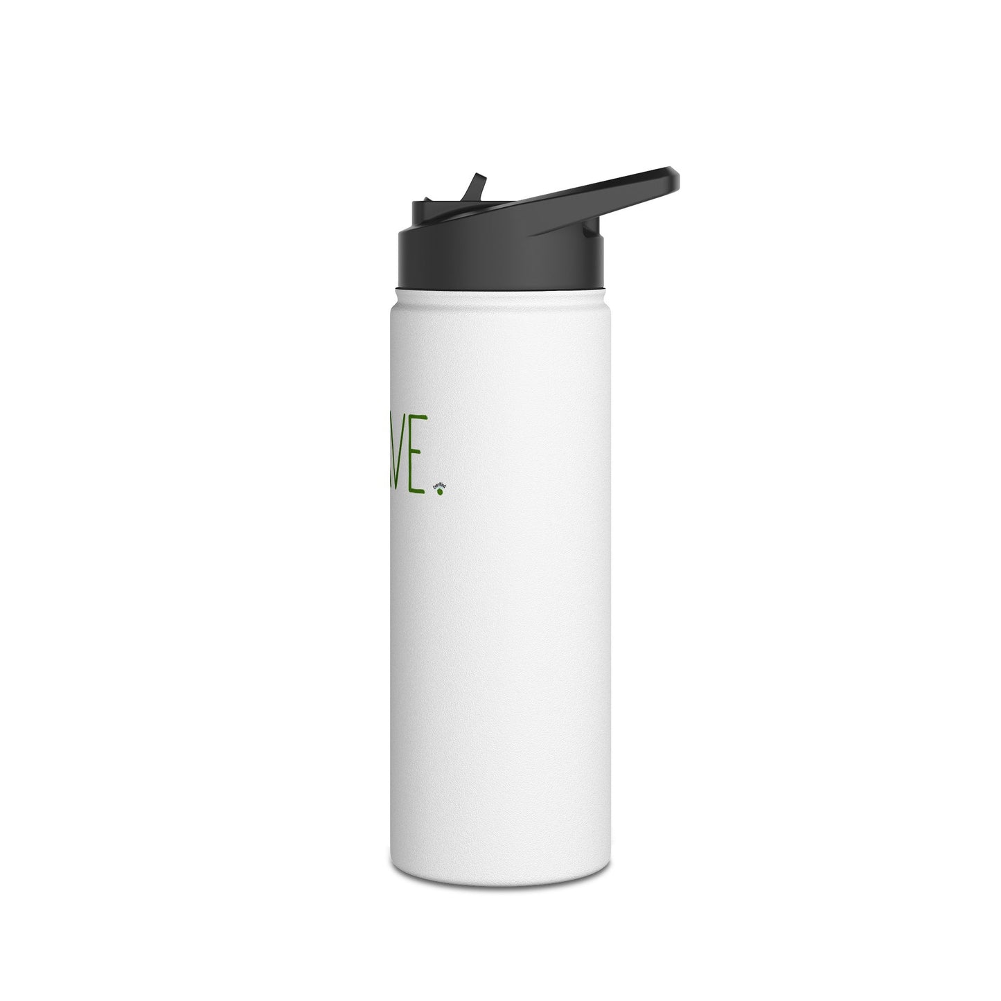"BRAVE." Stainless Steel Water Bottle — Inspirational Insulated Bottle, Eco Friendly