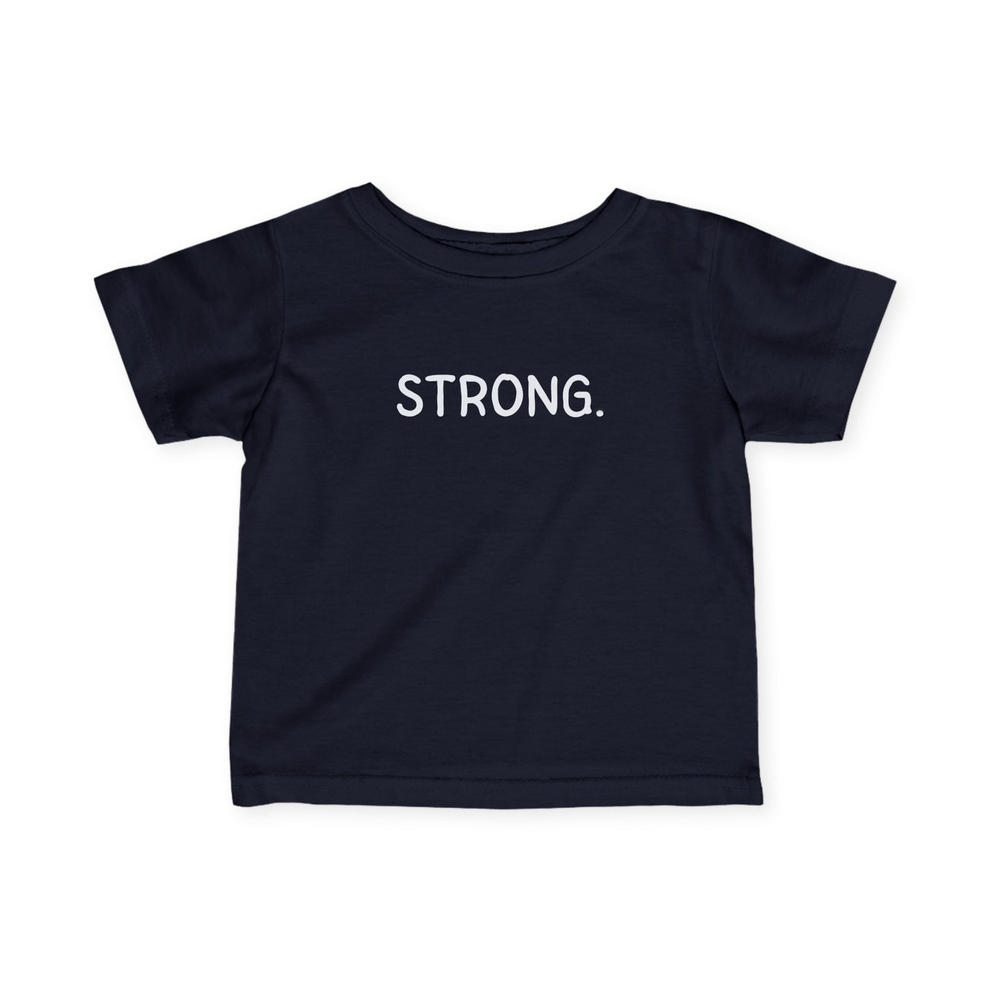 "STRONG." Baby Shirt | Minimalist Empowerment Baby Gift