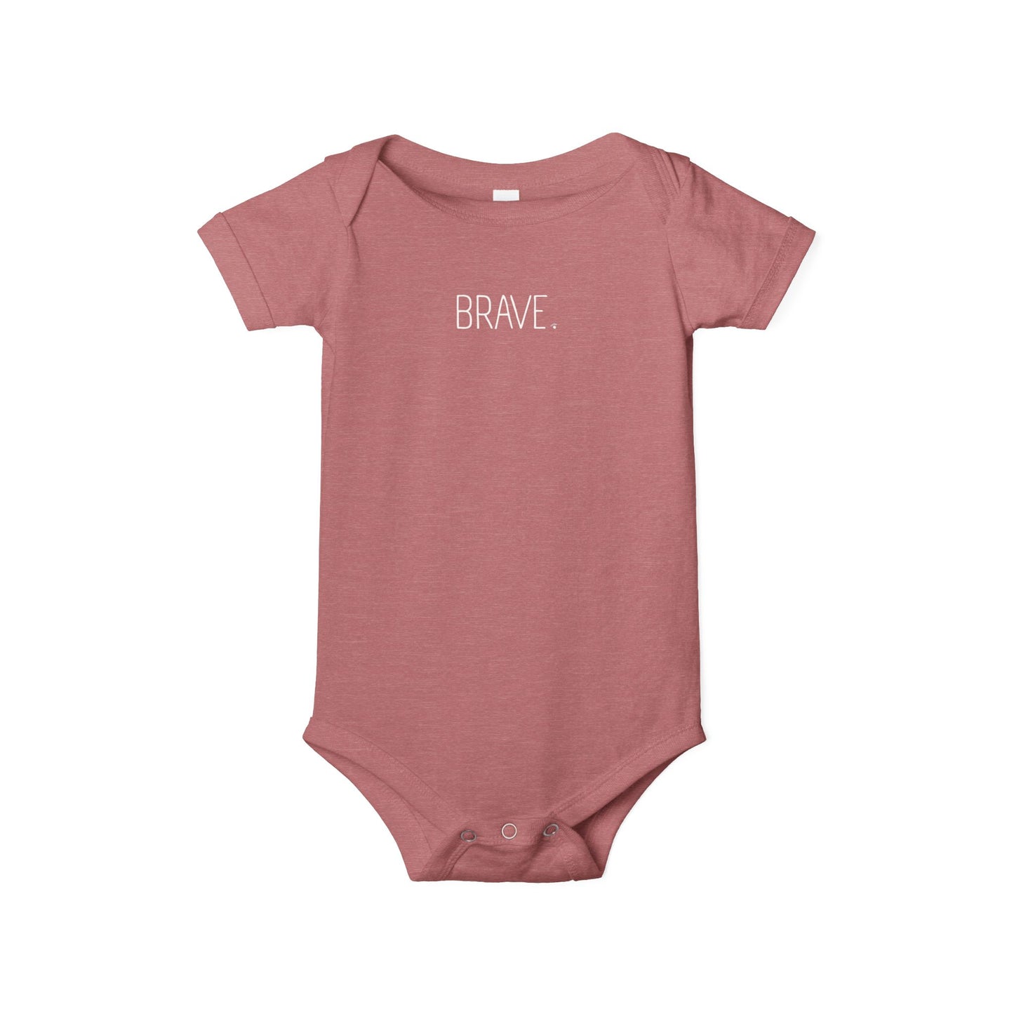 BRAVE. Infant Onesie – Minimalist Baby Bodysuit Newborn Gift