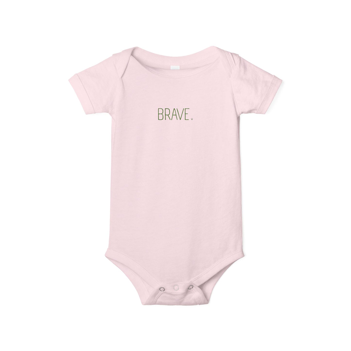 BRAVE. Infant Onesie – Minimalist Baby Bodysuit Newborn Gift