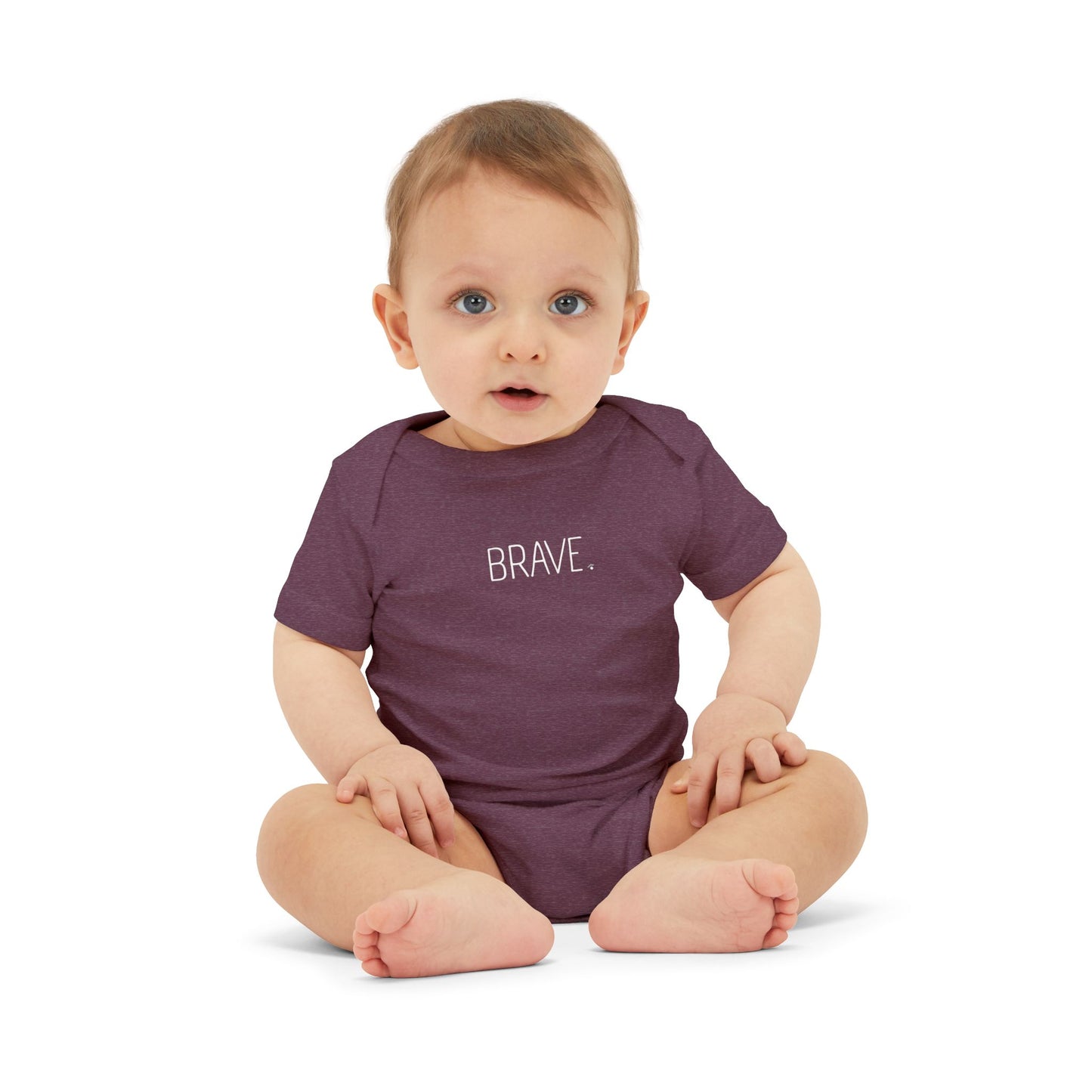BRAVE. Infant Onesie – Minimalist Baby Bodysuit Newborn Gift