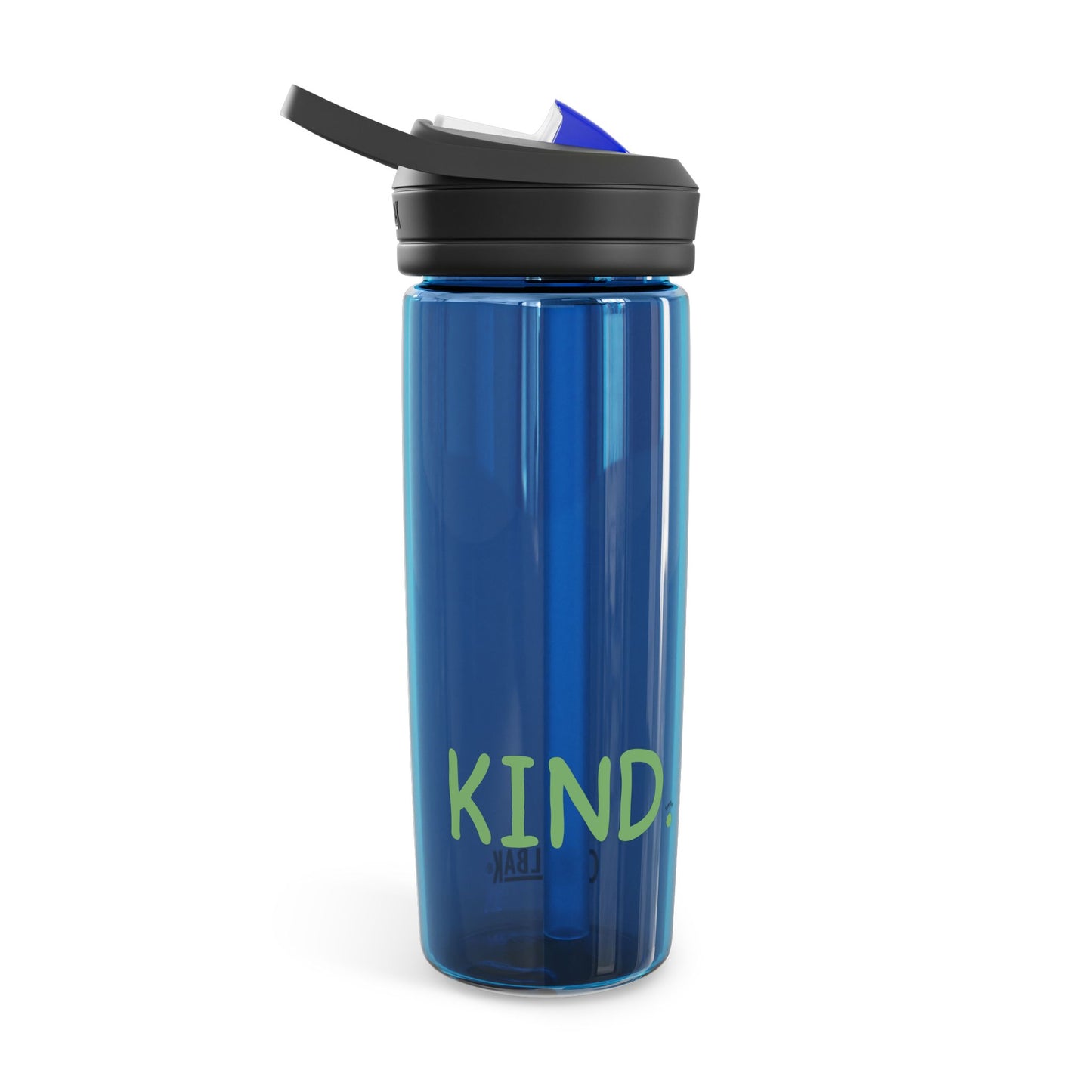 "KIND." CamelBak Eddy® 20oz/25oz Clear Water Bottle with Flip Straw – Durable BPA-Free Hydration