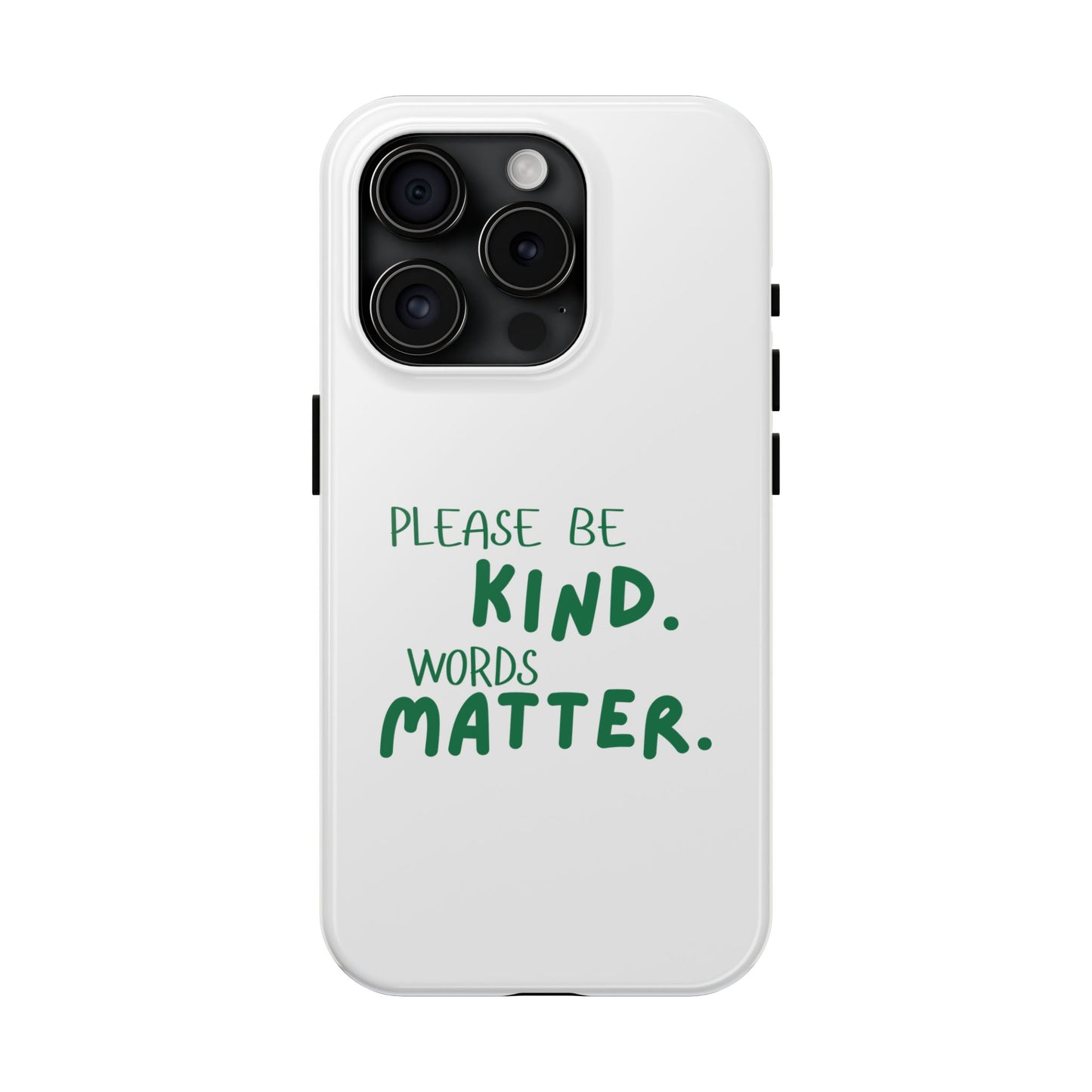 Kindness Matters Phone Case - Tough Phone Cases for Supportive Souls, Gift for Friends, Motivational, Kindness Message, Teacher Gift, [...]