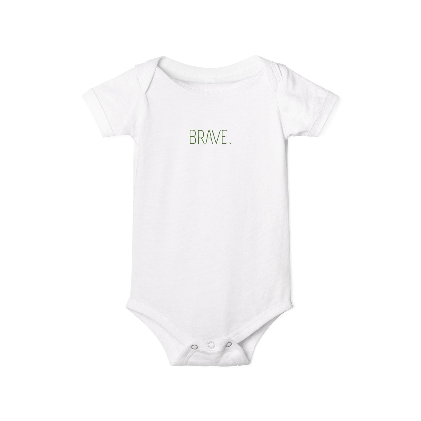 BRAVE. Infant Onesie – Minimalist Baby Bodysuit Newborn Gift