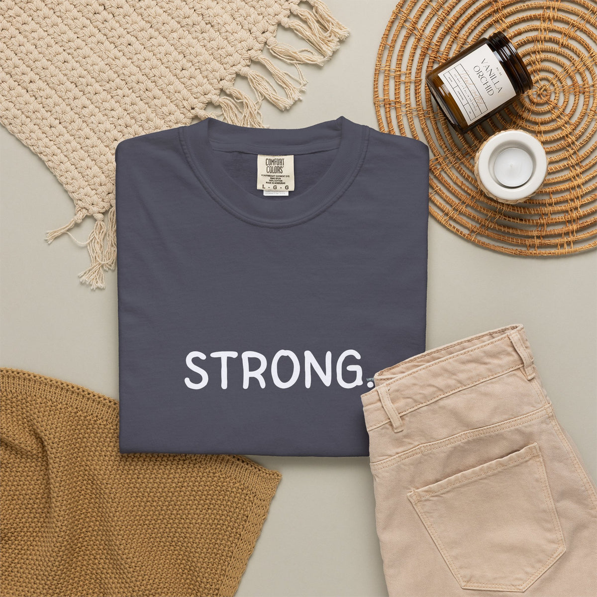 "STRONG." Garment-Dyed T-Shirt | Comfort Colors®