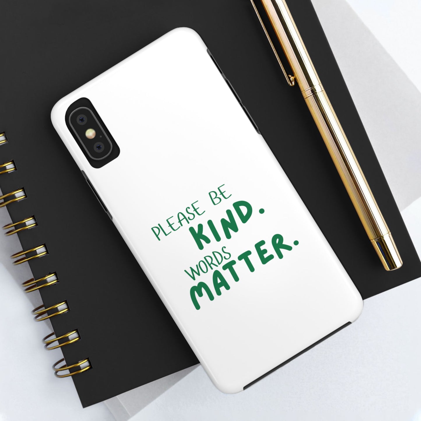 Kindness Matters Phone Case - Tough Phone Cases for Supportive Souls, Gift for Friends, Motivational, Kindness Message, Teacher Gift, [...]