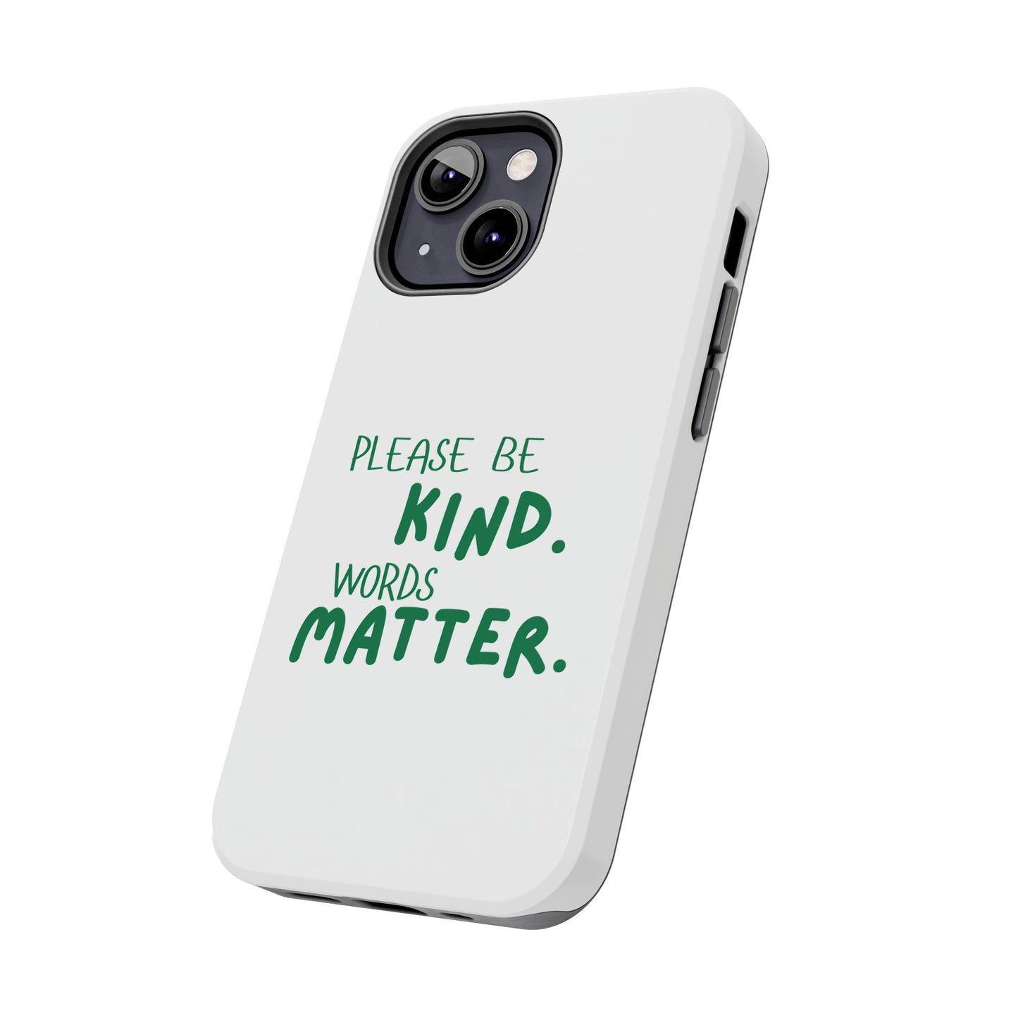 Kindness Matters Phone Case - Tough Phone Cases for Supportive Souls, Gift for Friends, Motivational, Kindness Message, Teacher Gift, [...]