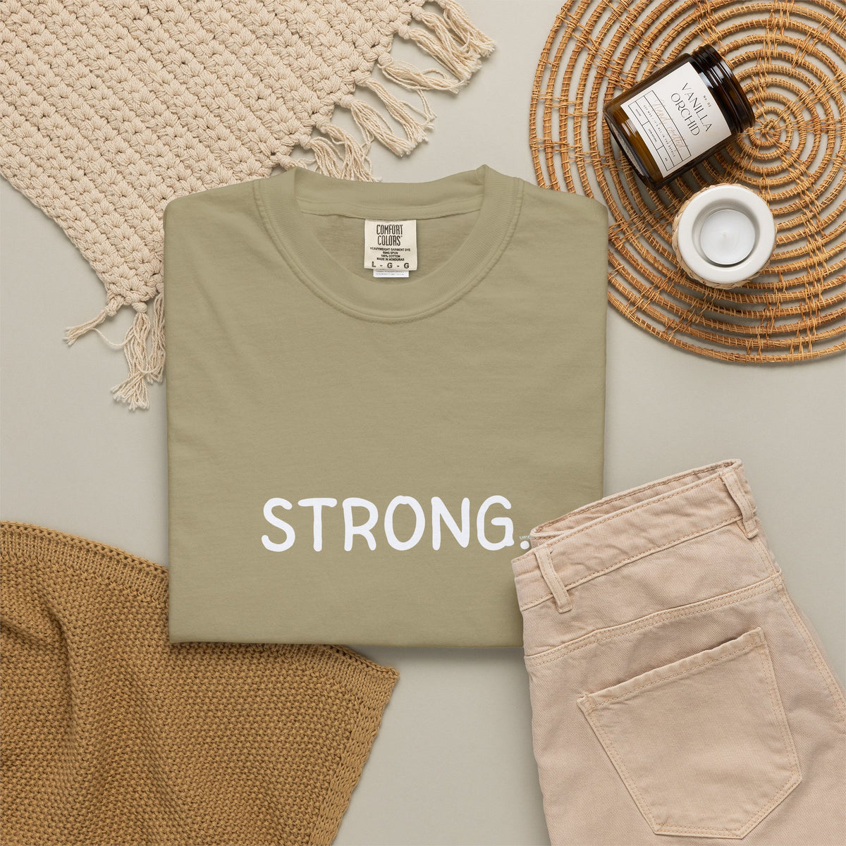 "STRONG." Garment-Dyed T-Shirt | Comfort Colors®