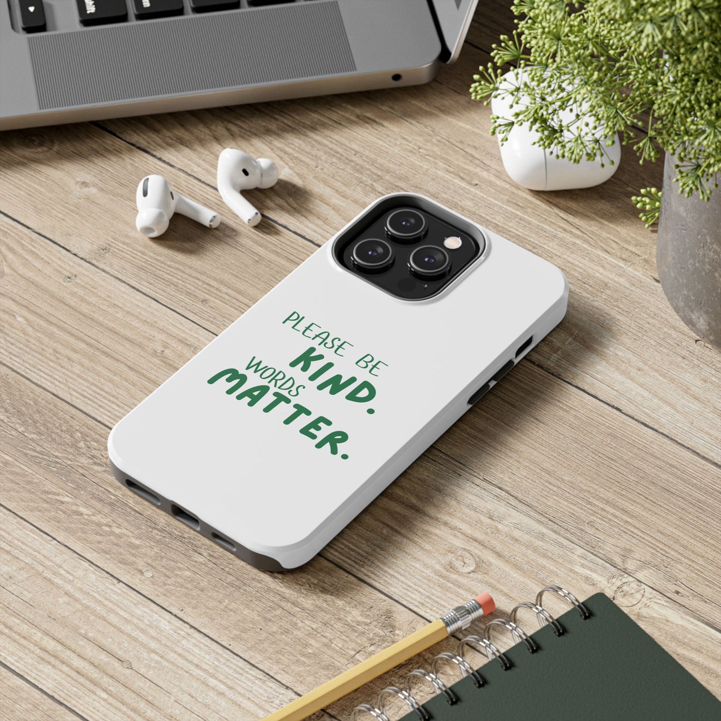 Kindness Matters Phone Case - Tough Phone Cases for Supportive Souls, Gift for Friends, Motivational, Kindness Message, Teacher Gift, [...]
