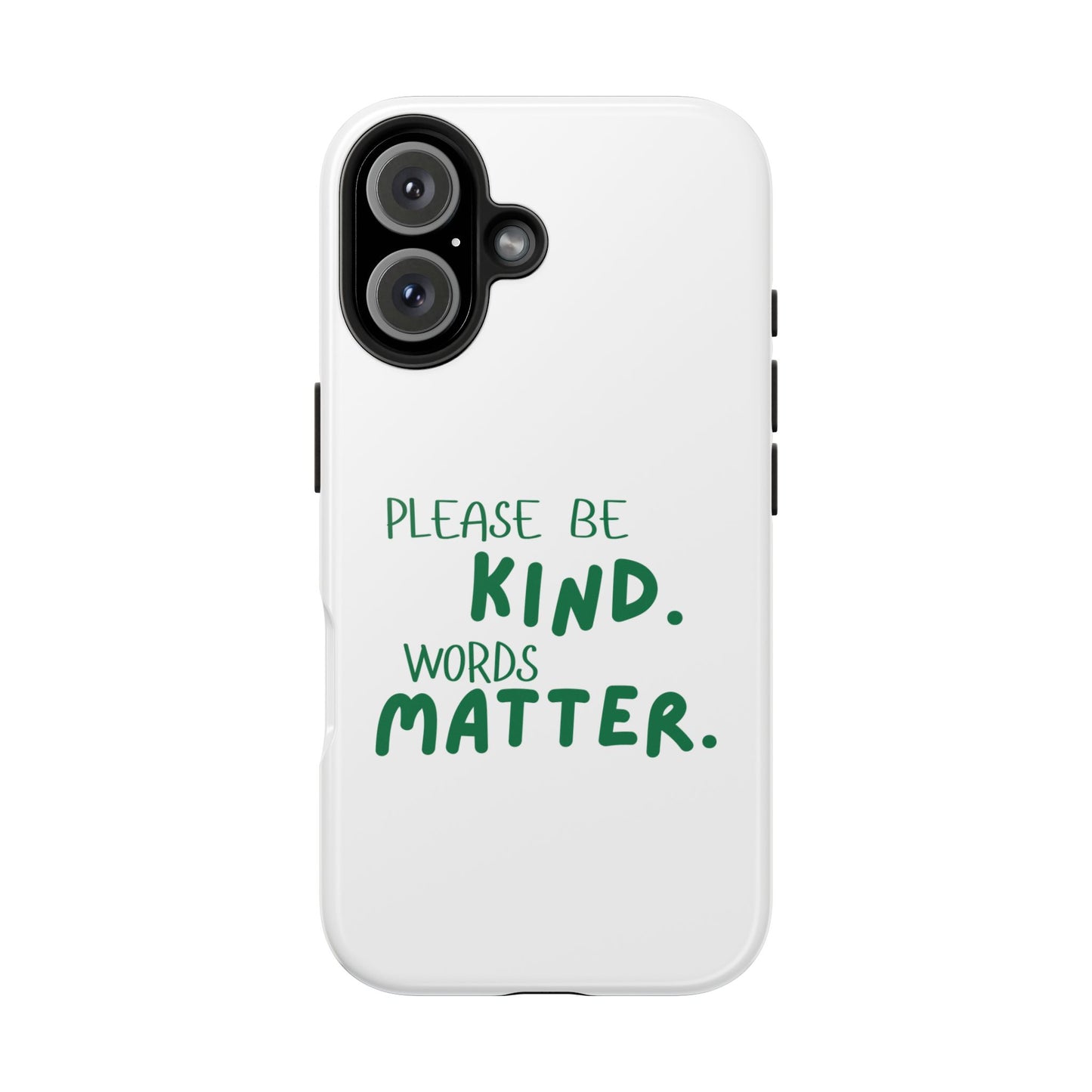 Kindness Matters Phone Case - Tough Phone Cases for Supportive Souls, Gift for Friends, Motivational, Kindness Message, Teacher Gift, [...]
