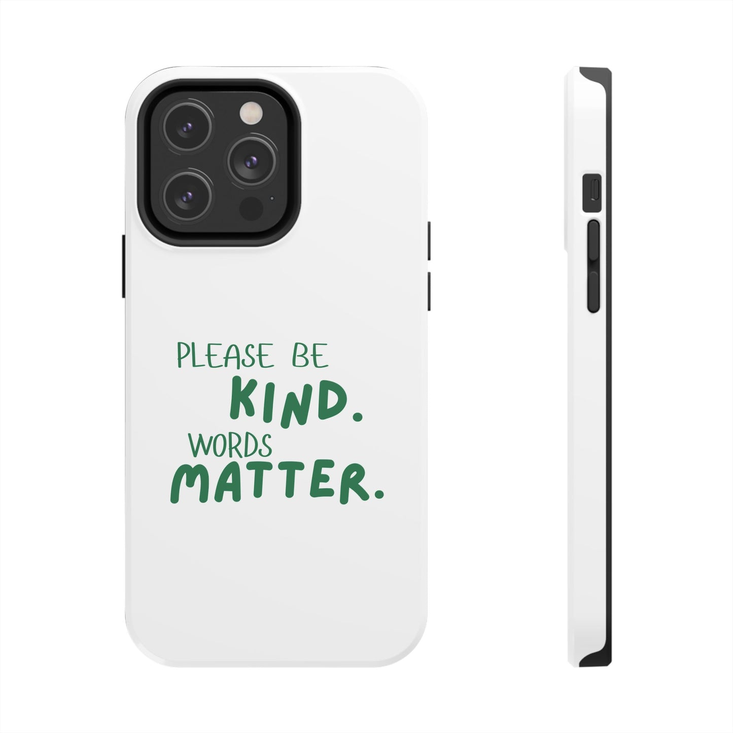 Kindness Matters Phone Case - Tough Phone Cases for Supportive Souls, Gift for Friends, Motivational, Kindness Message, Teacher Gift, [...]