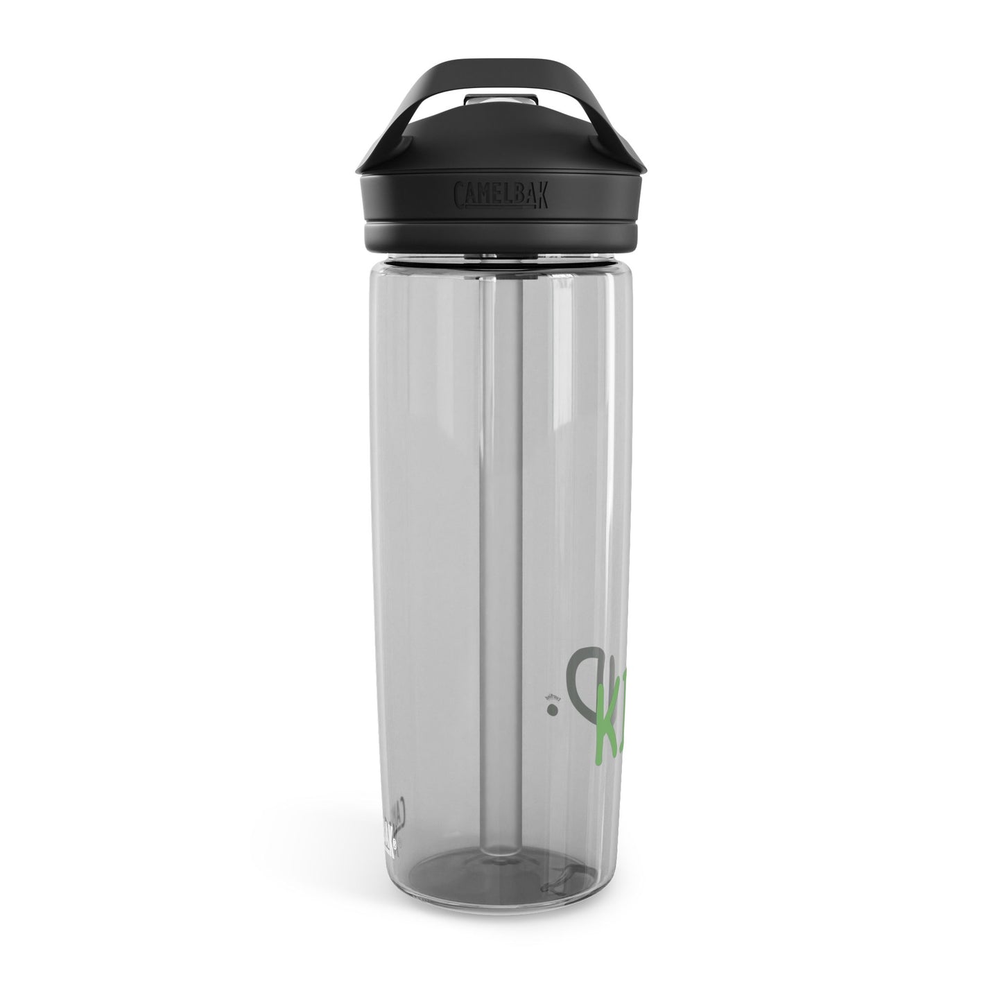 "KIND." CamelBak Eddy® 20oz/25oz Clear Water Bottle with Flip Straw – Durable BPA-Free Hydration