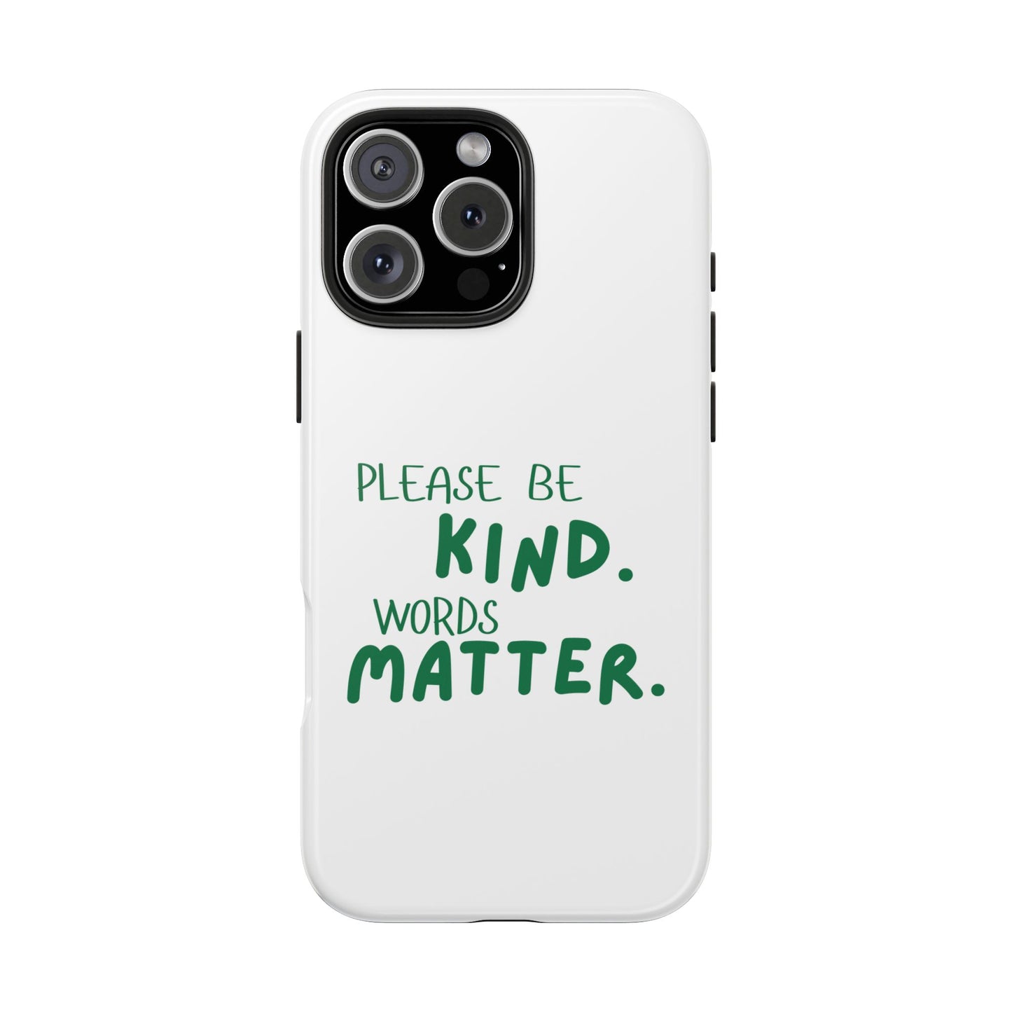 Kindness Matters Phone Case - Tough Phone Cases for Supportive Souls, Gift for Friends, Motivational, Kindness Message, Teacher Gift, [...]