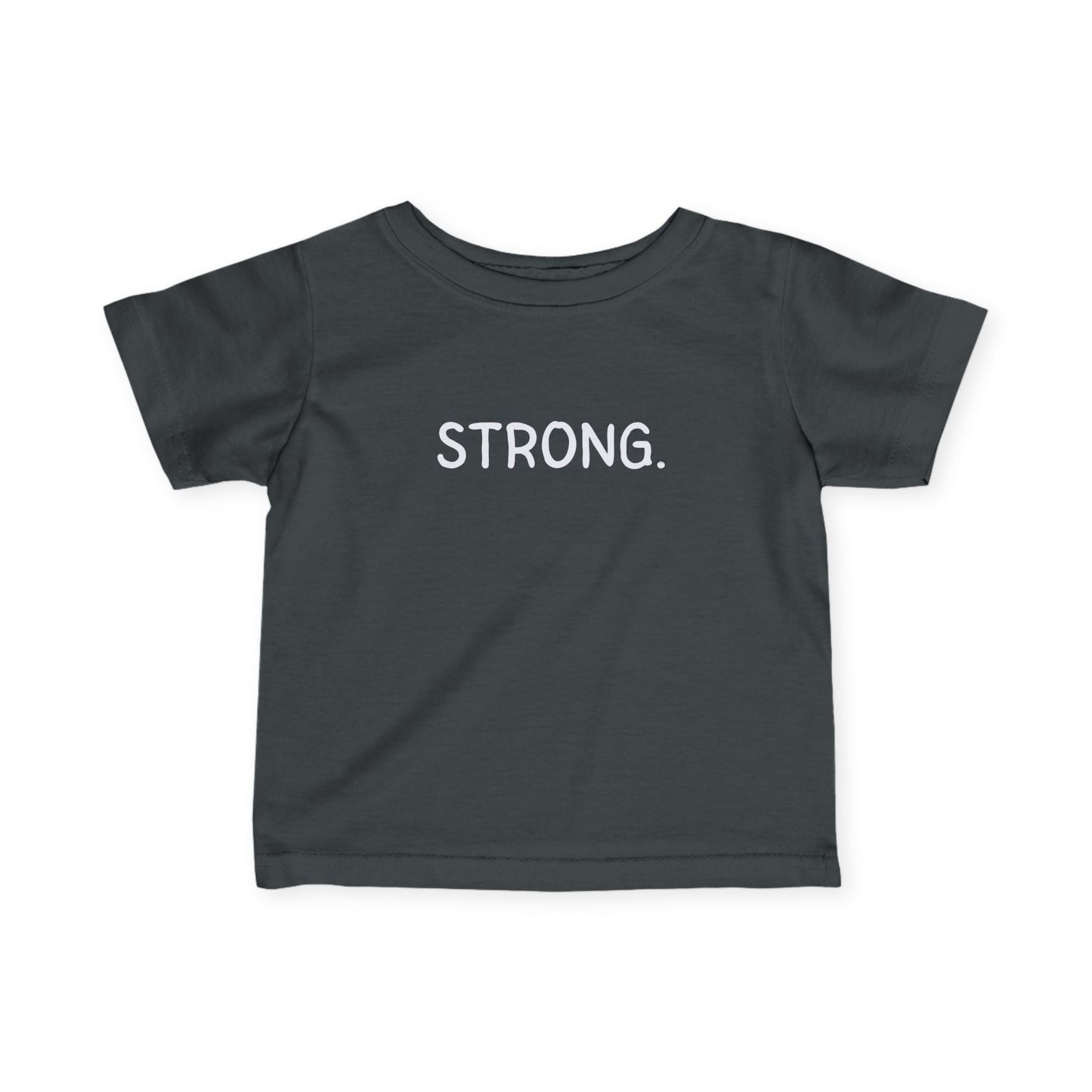 "STRONG." Baby Shirt | Minimalist Empowerment Baby Gift