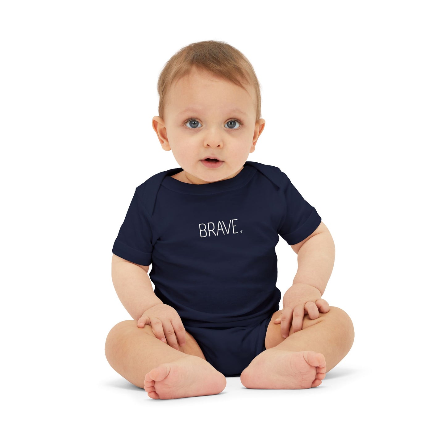 BRAVE. Infant Onesie – Minimalist Baby Bodysuit Newborn Gift