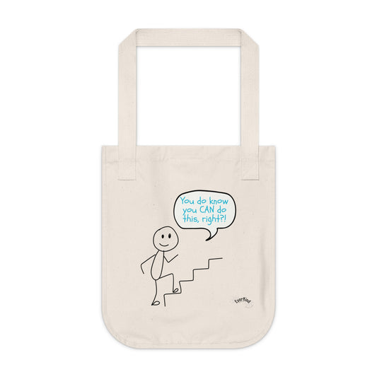 “You CAN Do This” Organic Canvas Tote | Eco-Friendly Everyday Bag
