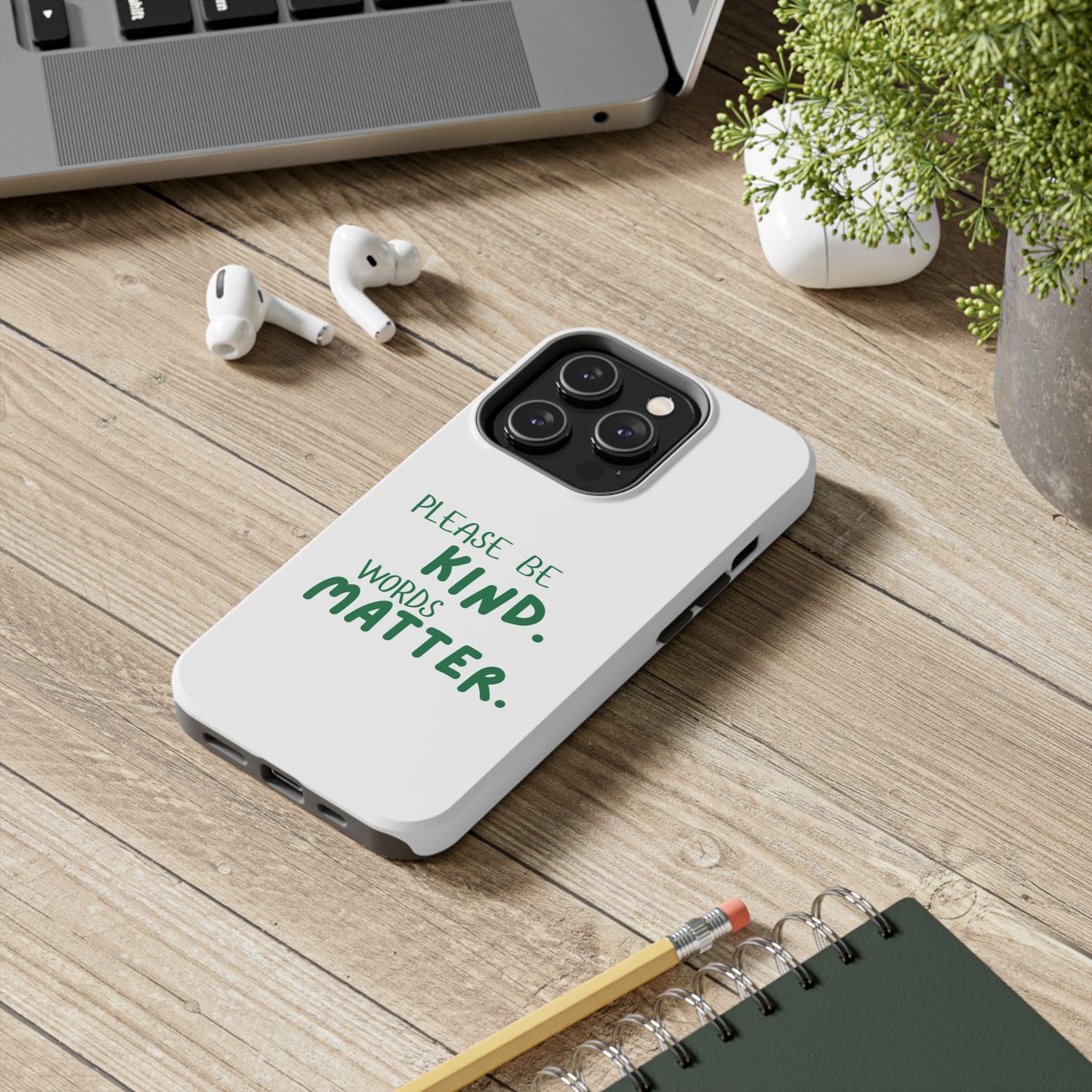 Kindness Matters Phone Case - Tough Phone Cases for Supportive Souls, Gift for Friends, Motivational, Kindness Message, Teacher Gift, [...]