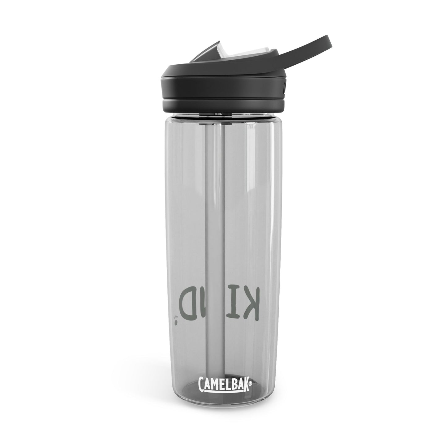 "KIND." CamelBak Eddy® 20oz/25oz Clear Water Bottle with Flip Straw – Durable BPA-Free Hydration