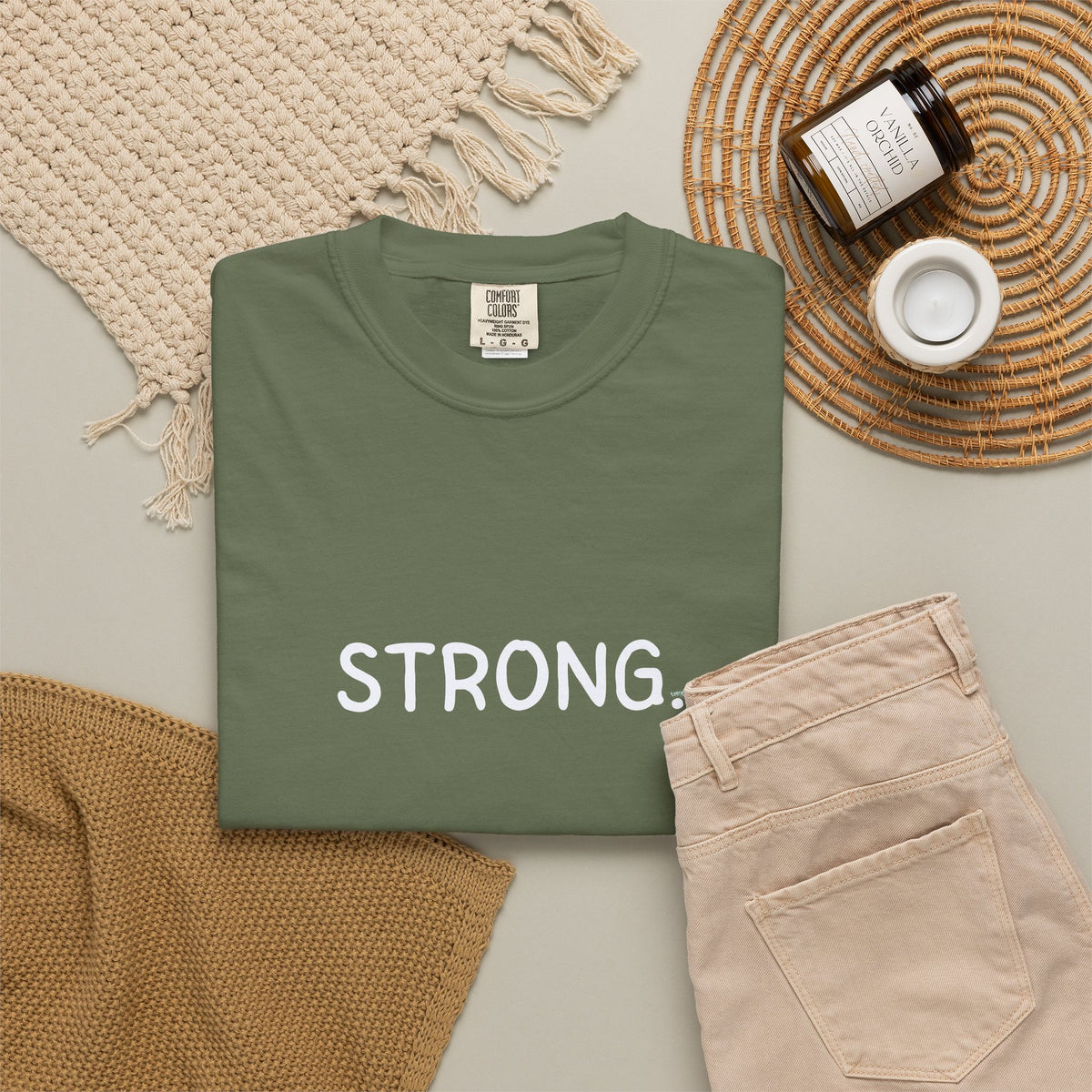 "STRONG." Garment-Dyed T-Shirt | Comfort Colors®