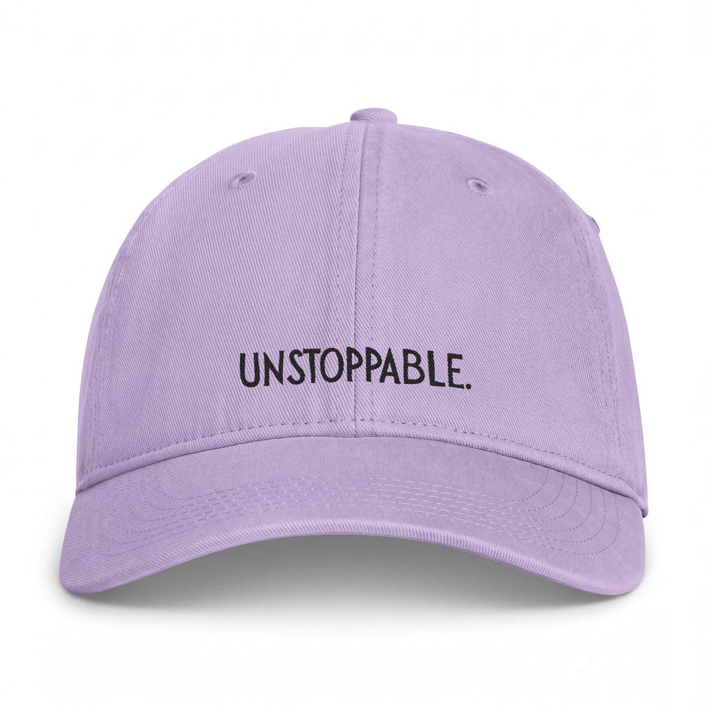 Unstoppable Embroidered Cap — Washed Coastal Baseball Hat