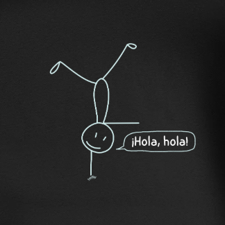 "¡Hola, hola!" Sudadera con cremallera para mujeres
